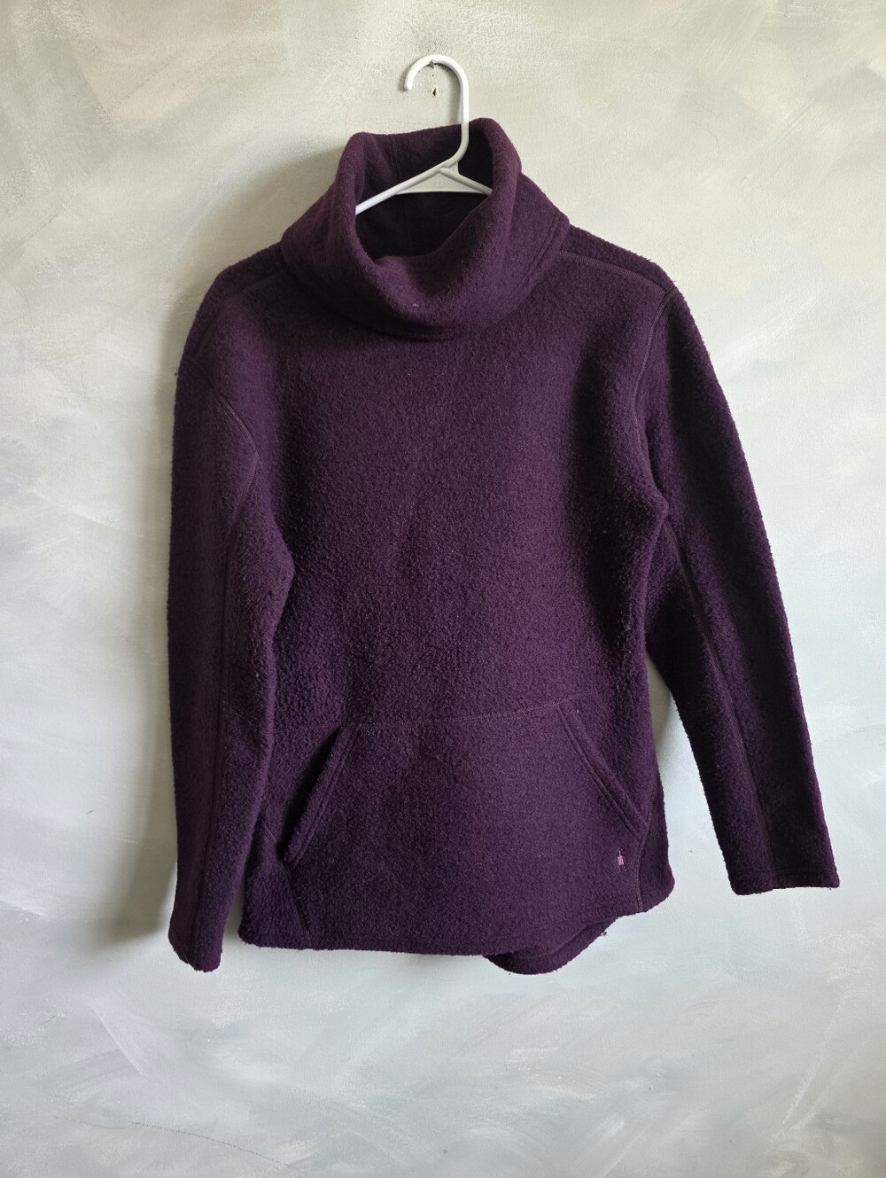 Smartwool Hudson Trail Merino Wool Fleece Funnel Neck Pullover Women S Purple